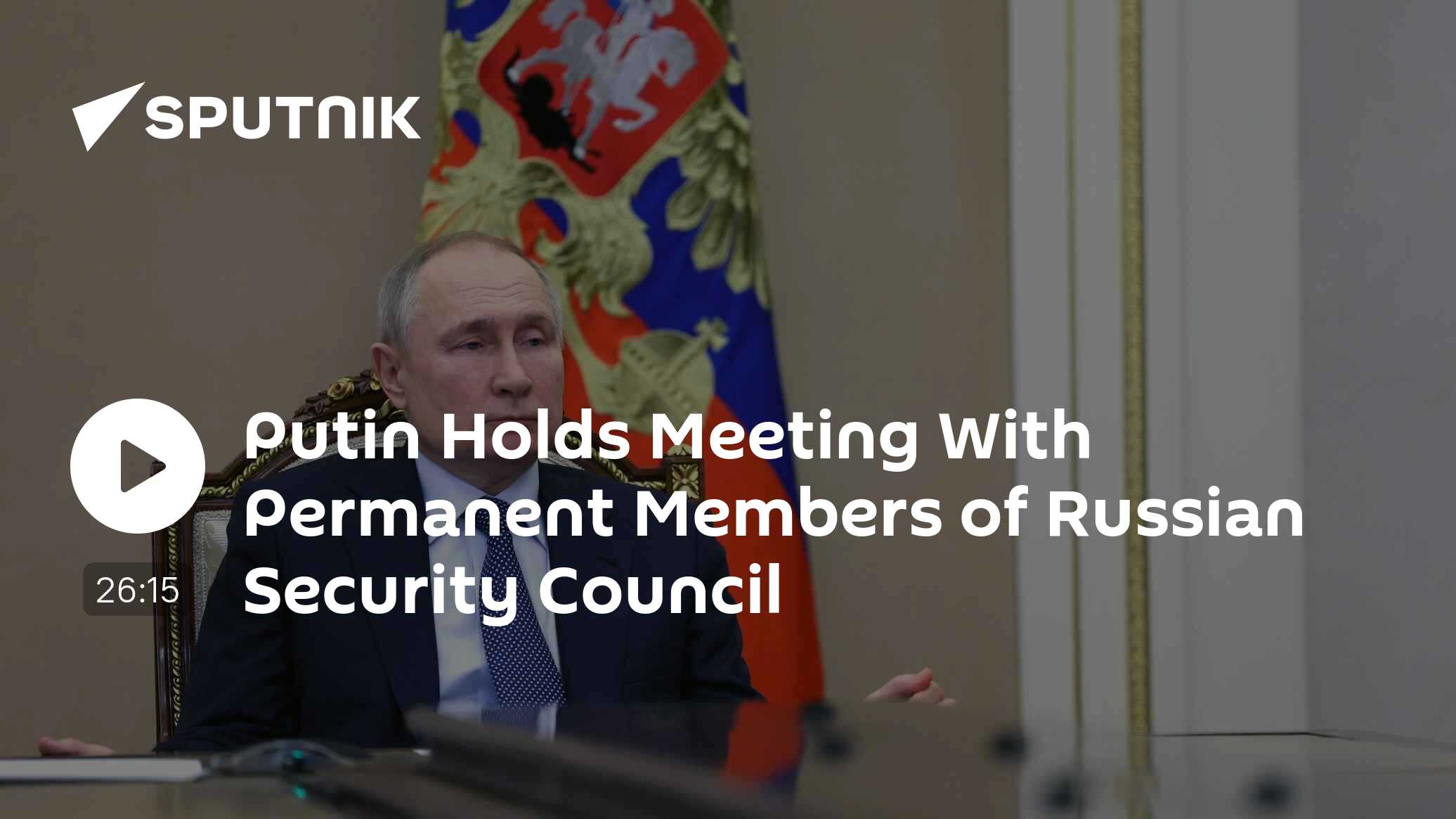 Putin Holds Meeting With Permanent Members of Russian Security Council - Vimarsana News